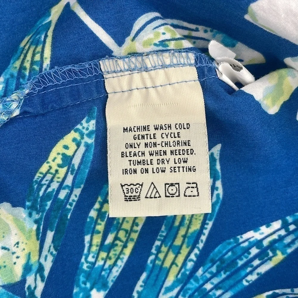 Cooke Street Honolulu Floral Hawaiian Button Down Shirt 1970s Vintage Men Large
